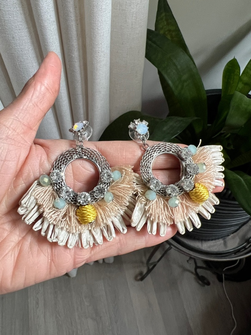 Statement Fringe Drop Earrings